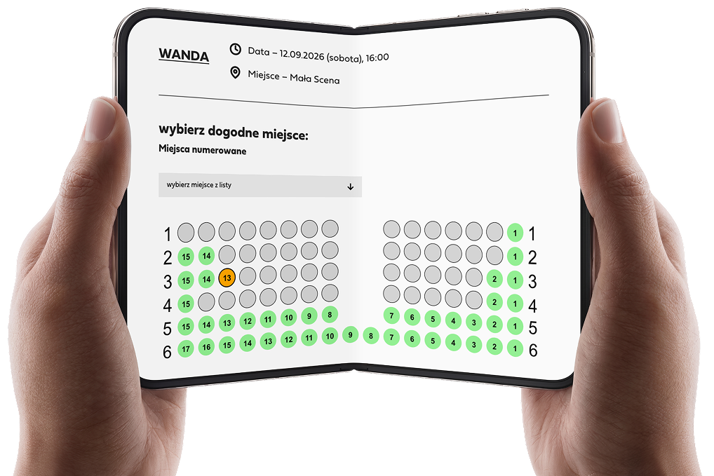 Zakup biletu w systemie sprzedaży teapp na telefonie komórkowym